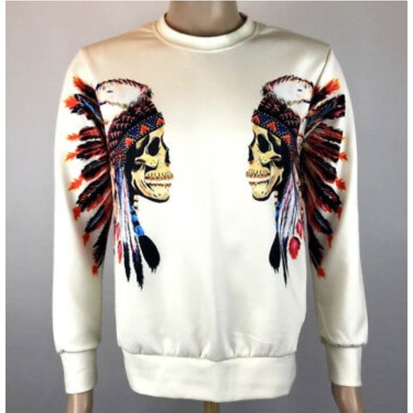 Xuan Ying Collection Sweaters - Trendy skull sweater size medium rare find